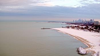 Weather camera view of Edgewater Beach.