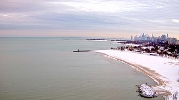 Weather camera view of Edgewater Beach.