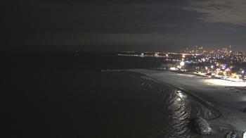 Weather camera view of Edgewater Beach.