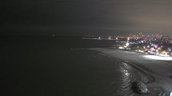 Weather camera view of Edgewater Beach.