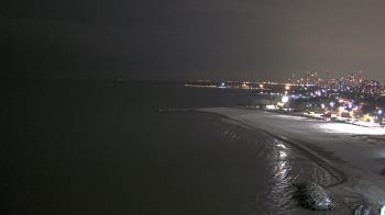Weather camera view of Edgewater Beach.