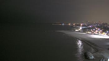 Weather camera view of Edgewater Beach.