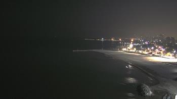 Weather camera view of Edgewater Beach.