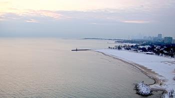 Weather camera view of Edgewater Beach.
