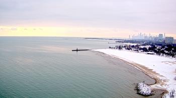 Weather camera view of Edgewater Beach.