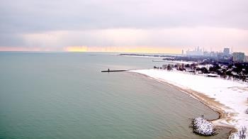 Weather camera view of Edgewater Beach.