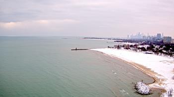 Weather camera view of Edgewater Beach.