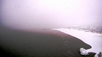Weather camera view of Edgewater Beach.