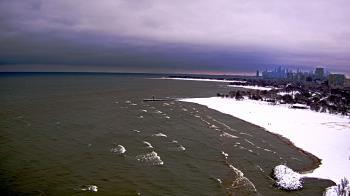 Weather camera view of Edgewater Beach.