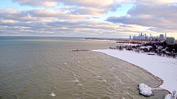 Weather camera view of Edgewater Beach.