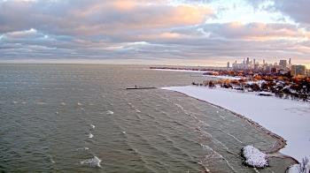 Weather camera view of Edgewater Beach.
