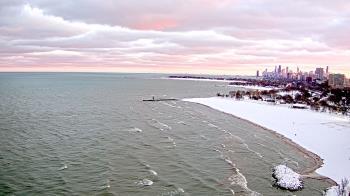 Weather camera view of Edgewater Beach.