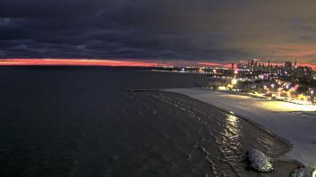 Weather camera view of Edgewater Beach.