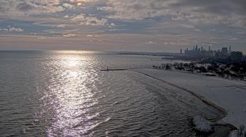 Weather camera view of Edgewater Beach.