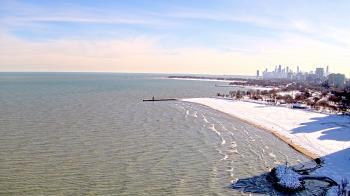 Weather camera view of Edgewater Beach.