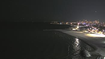 Weather camera view of Edgewater Beach.