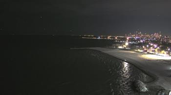 Weather camera view of Edgewater Beach.