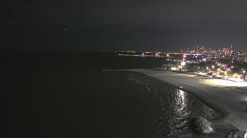 Weather camera view of Edgewater Beach.