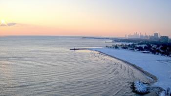 Weather camera view of Edgewater Beach.