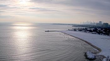 Weather camera view of Edgewater Beach.