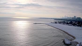 Weather camera view of Edgewater Beach.