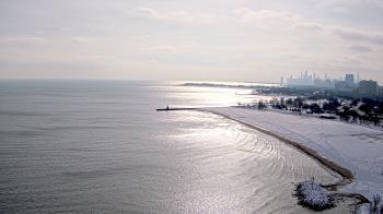 Weather camera view of Edgewater Beach.