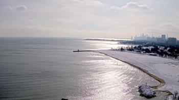 Weather camera view of Edgewater Beach.