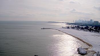 Weather camera view of Edgewater Beach.