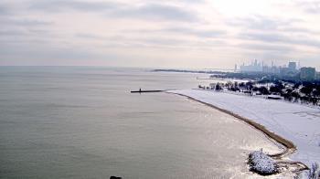 Weather camera view of Edgewater Beach.