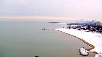 Weather camera view of Edgewater Beach.