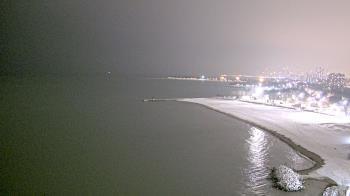 Weather camera view of Edgewater Beach.