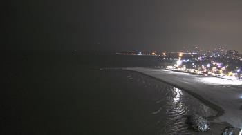 Weather camera view of Edgewater Beach.