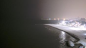 Weather camera view of Edgewater Beach.