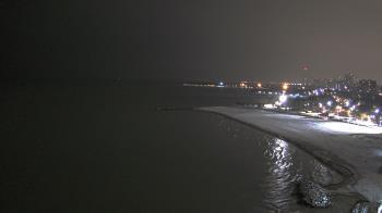 Weather camera view of Edgewater Beach.