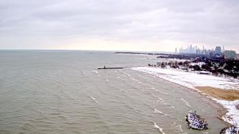 Weather camera view of Edgewater Beach.