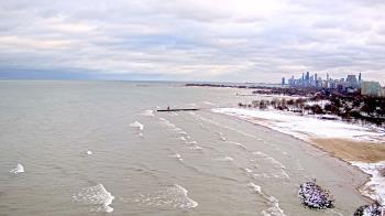 Weather camera view of Edgewater Beach.