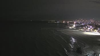 Weather camera view of Edgewater Beach.