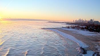 Weather camera view of Edgewater Beach.