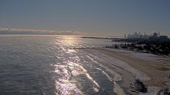 Weather camera view of Edgewater Beach.