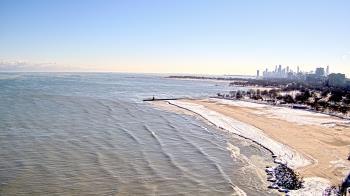 Weather camera view of Edgewater Beach.