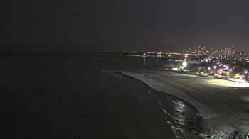 Weather camera view of Edgewater Beach.