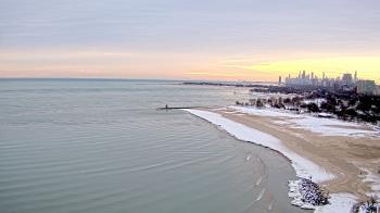 Weather camera view of Edgewater Beach.