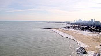 Weather camera view of Edgewater Beach.