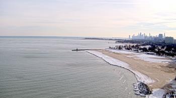 Weather camera view of Edgewater Beach.