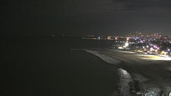 Weather camera view of Edgewater Beach.