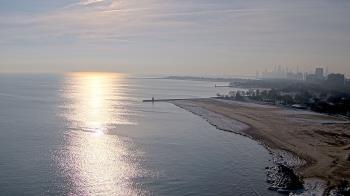 Weather camera view of Edgewater Beach.
