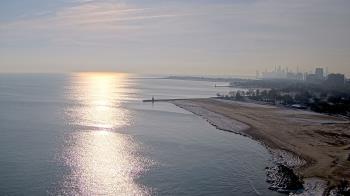 Weather camera view of Edgewater Beach.