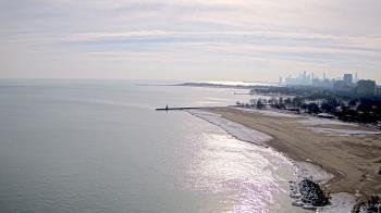 Weather camera view of Edgewater Beach.