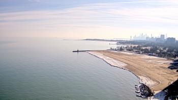 Weather camera view of Edgewater Beach.