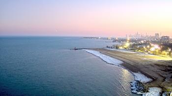 Weather camera view of Edgewater Beach.
